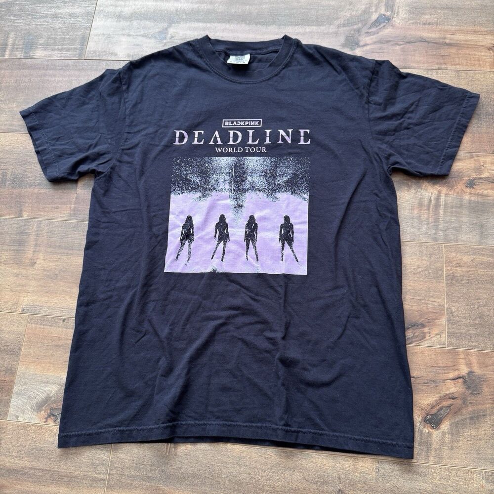 Blackpink Deadline 2025 World Tour Concert T-shirt K-Pop Size Large